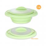 1600ml Foldable Silicone Food Steamer With Lid for sale