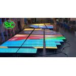 Indoor P10 IR Camera Interactive Full Color Led Dance Floor Screen For Entertainment club dance floor lighting for sale