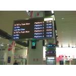 Light Weight Passenger Message Sign Boards , Programmable Led Display For Station Entrance for sale