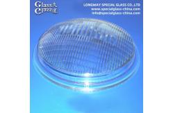 China Custom Pressed Borosilicate Glass Lamp Cover For Outdoor Light supplier