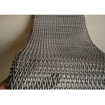 Balanced Weave Chain Driven Steel Woven Wire Conveyor Belt For Glass Products for sale