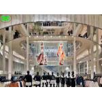 p6.25 Soft Transparent Flexible Led Screen , SMD Glass Wall Screen Nova System