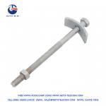 High Tensile Strength Coupling Bolt Hot Dip Galvanized Customized Size for sale