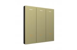 China 5 conjoined KNX Wall Switch , Smart Home Lamp Switch 86x86mm supplier