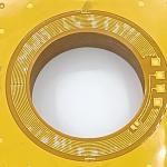 5V 12V 24V Polyimide Heater Element , Polyimide Foil Heater With Special Shape for sale