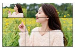 China SCCP 1.8mm Bezel 55 350cd/m2 LCD Video Wall Display supplier