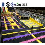 Large Inside Trampoline Park With Obstacles For Kids Environmental Friendly