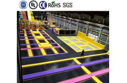 China Large Inside Trampoline Park With Obstacles For Kids Environmental Friendly supplier