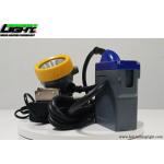 Laser Engraving LOGO Miners Cap Lamp 15000lux Flame Resistant IP68 With Cable for sale