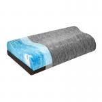 Memory Foam Double Layer Pillow Contour Breathable Bamboo Charcoal for sale