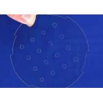 40/60 92% Transparent Quartz Glass Substrate With Laser Drill Holes for sale