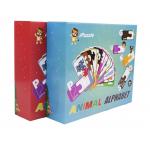 Eco Kids Educational Paper Jigsaw Puzzle Animal Alphabet abc Matching Cards For 3+ Year Olds for sale