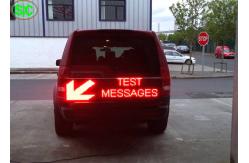 China RGB Car LED Sign Display With Meanwell Power Supply , High Definition IP65 Waterproof supplier