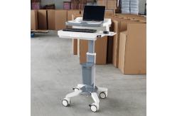 China Ergonomic Medical Laptop Cart Mobile Computer Workstation For Hospitals supplier