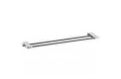 China 526mm Double Towel Bar Brushed Nickel Sus304 Bath Towel Holder Rustproof Wall Mount supplier