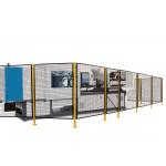 Inline Palletizer Protector Machine Perimeter Guarding , Wire Machine Guard Fencing for sale