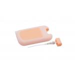 30ml Orange Perfume Spray Pump Plastic Refillable Square Cosmetic Portable