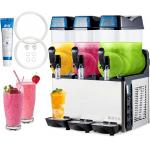 Commercial 3 Tanks Frozen Drink Slush Smoothie Maker Slushy Making Machine for sale