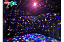 China Tarpaulin Inflatable Cube Tent With Led Lights Inflatable Wedding Party Tent supplier