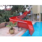 Customized Big Curve Water Slide Complex Spiral Pool Slide For Adults Kids