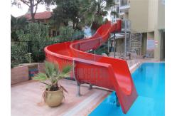 China Customized Big Curve Water Slide Complex Spiral Pool Slide For Adults Kids supplier