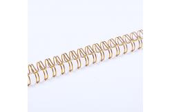 China Nanbo 0.25-0.5in Double Loop Wire Binding Electroplated Nylon Coated supplier