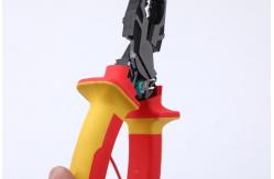 China 207mm 8inch Insolated Tools High Leverage Combination Cutting Plier 1000V VDE Handle supplier