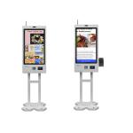 24 32 Inch Self Cashier Machine Mcdonalds Self Order Payment Touchscreen Display Kiosk for sale