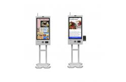 China Capacitive Touch Self Service Kiosk With Ticket Printing And Multi Function Reader supplier