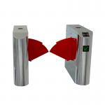 China Pedestrian Flap Barrier Turnstile SUS304 Automated Turnstiles For Airport / Metro Stations for sale