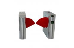 China Pedestrian Flap Barrier Turnstile SUS304 Automated Turnstiles For Airport / Metro Stations supplier