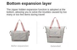 China Multifunctional Oxford Foldable Travel Bags Portable Durable Eco Friendly supplier