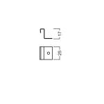 XM-A073 9mm Bracket for Octanorm Similar Beam Extrusion,Fittings of aluminum exhibition booth system for sale