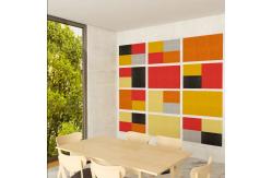 China 12mm Thickness 100% Polyester Fiber Acoustic Panel For Wall And Ceiling supplier