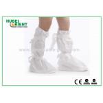 80g/m2 PP CPE Disposable Boot Covers With PVC Sole for sale