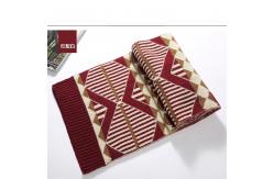 China Multicolor  Fashionable winter knitting scarf patterns 100% acrylic  men scarves supplier