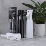 Personal Care PET Plastic Continuous Spray Bottle 300ml Fine Mist Spray Bottle