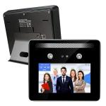 5 Inch Long Range Touch Screen Face Reader Attendance Machine With RFID Card for sale