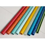 high temperature 1118mm long 180℃ filament winding fiberglass tubes for Lithium thionyl chloride Li-SOCl2 battery for sale