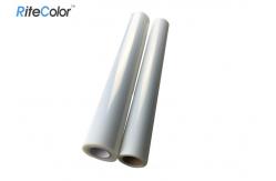 China Screen Printing Milky Translucent Polyester Film Roll Aqueous Ink supplier