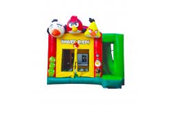 China Angry Birds Theme Inflatable Jumping Castle Double Stitching supplier