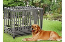 China Horizontal Sliding Folding Dog Crate Stainless Steel supplier