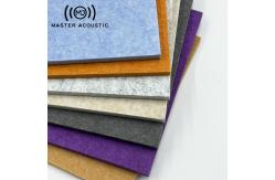 China Eco Friendly Sound Acoustic Panels 9mm 12mm Thick Polyester Fiber Acoustic Panels supplier