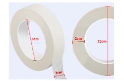 China Masking OEM Indoor Wall Paint Self Adhesive White Wholesale Masking Tape 145mic supplier