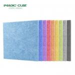Camel White Color 1200*2400mm Acoustic Polyester Fiber Sheets For Echo Control for sale