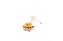 China Custom Recyclable Kraft Burger Box Fast Food Packaging with Acceptable Logo supplier