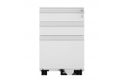 China 3 Drawer Mobile Metal File Cabinet With Lock supplier