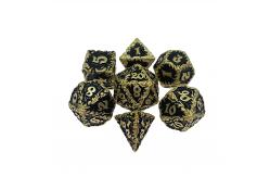 China White Tree Vine Metal Multi Face Dice Set Desktop Game#Dnd#Rpg#Coc supplier