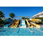 OEM Aqua Park Playground Swimming Pool Equipment Fiberglass Water Slide for Sale for sale