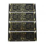 Kingboard Pcb Panel Board Immersion Gold FR4 6 Layer Black Electronic Board Design for sale